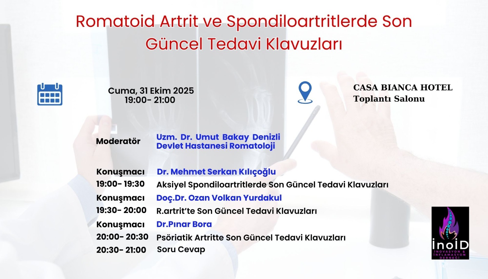 Romatoid Artrit ve Spondiloartitlerde Son Güncel Tedavi Klavuzları