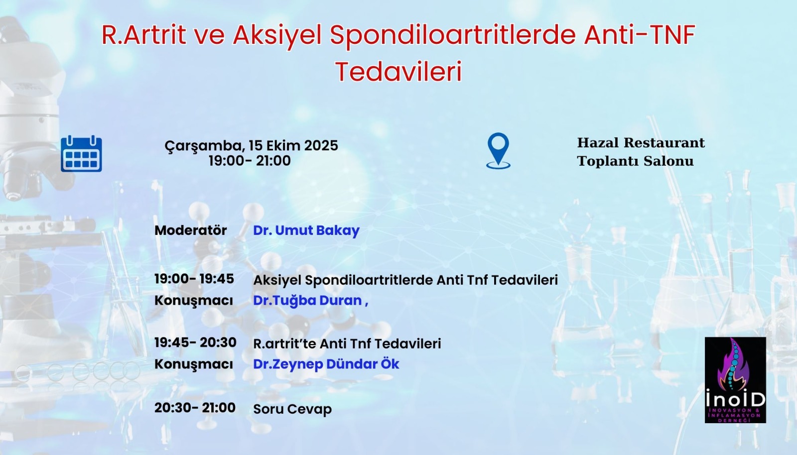 R.Artit ve Aksiyel Spondiloartritlerde Anti-TNF Tedavileri